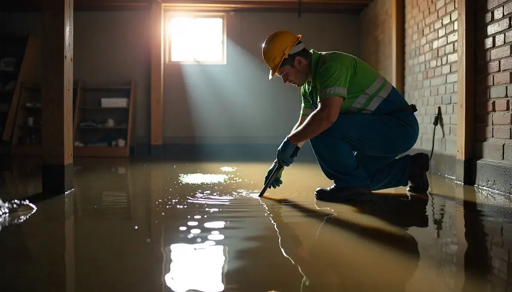 Professional water damage restoration services in Bethalto, IL